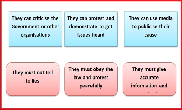 Rights and Responsibilities of Pressure Groups