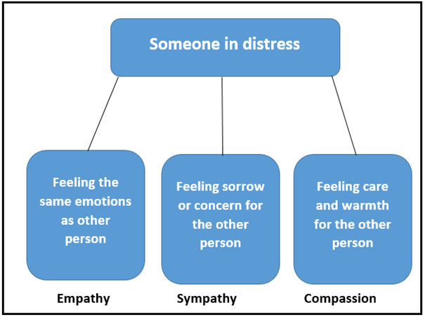 Emotional support in distress