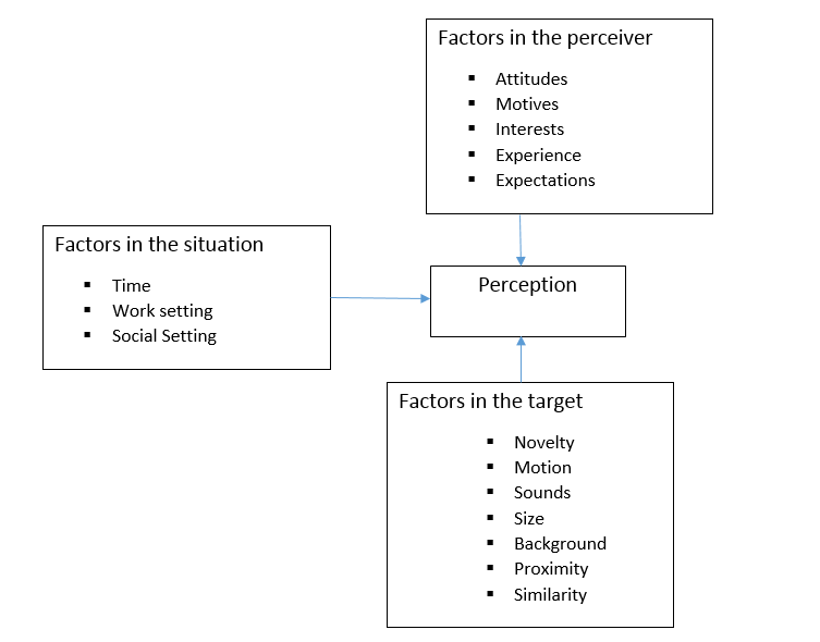 Factor influence Perception Factor influence Perception