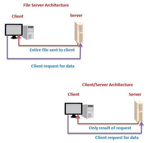 File Server vs. Client/Server