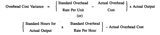 Over Head Variance